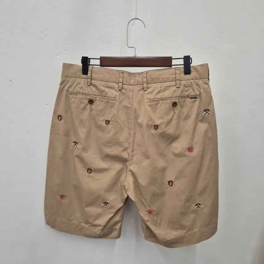 [BUNJANG] Polo Ralph Lauren Shield Embroidery Trousers Size 31 / 폴로 랄프로렌 방패 자수 바지 31