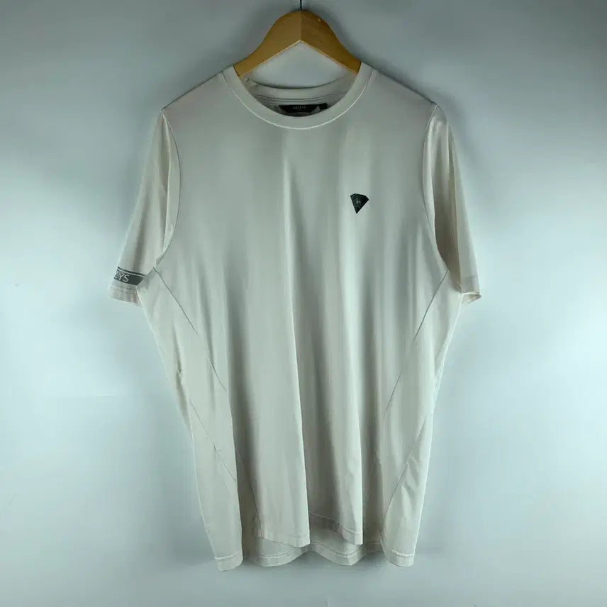 [BUNJANG] Hazzys Performance Cooling Short Sleeve T-Shirt White 110 / 헤지스 냉감 기능성 화이트 반팔티 110 .260511