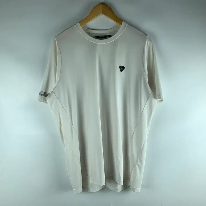 [BUNJANG] Hazzys Performance Cooling Short Sleeve T-Shirt White 110 / 헤지스 냉감 기능성 화이트 반팔티 110 .260511