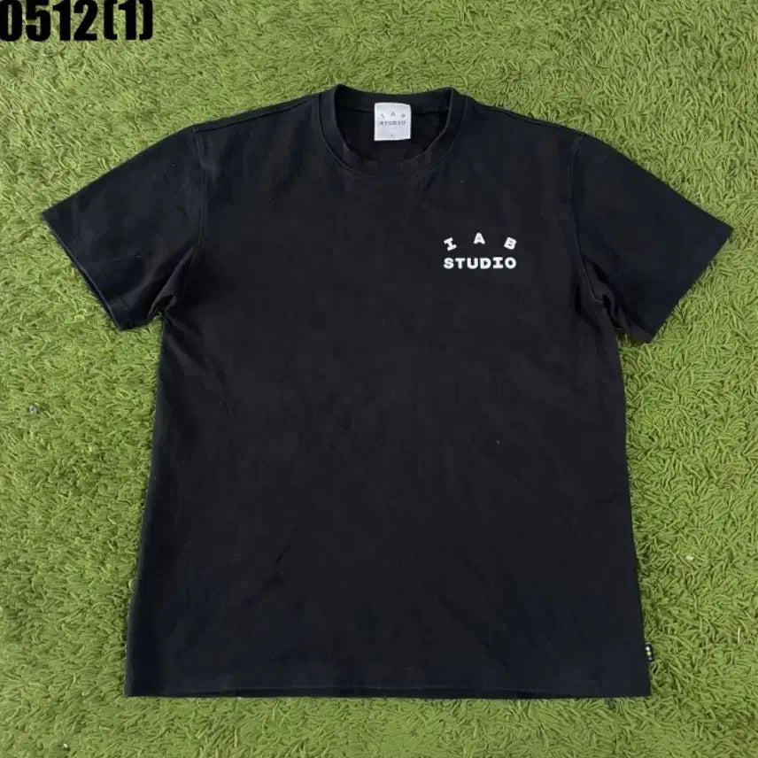 [BUNJANG] IAB STUDIO Black Short Sleeve T-Shirt / IAB STUDIO 검정 반팔 티셔츠