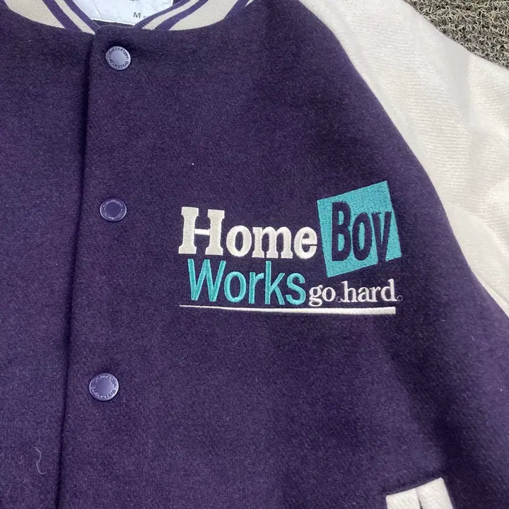 [BUNJANG] Urban Type Homeboy Wool Varsity Jacket / 어반디타입 홈보이 울 바시티 자켓