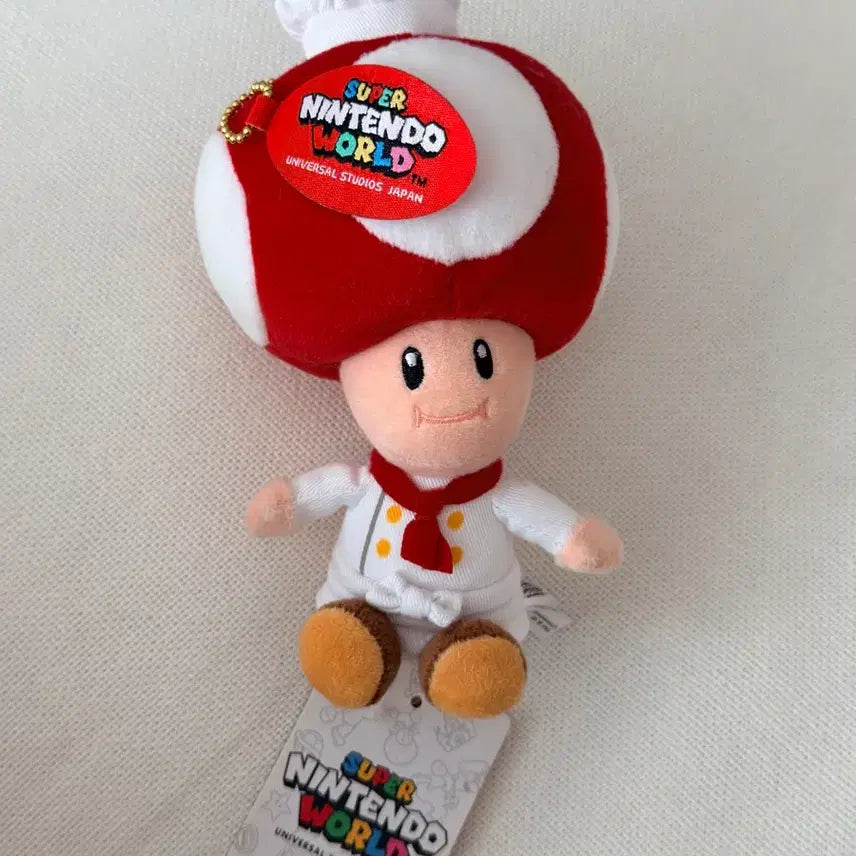 [BUNJANG] Super Nintendo World Toad Chef Plush Toy / 슈퍼 닌텐도 월드 키노피오 인형