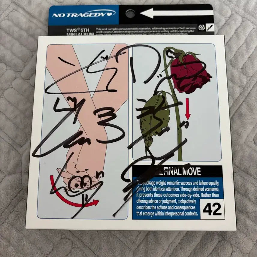 [BUNJANG] TWS Mini Album Vol. 5 NO TRAGEDY Signed Album / 투어스 TWS 미니 5집 NO TRAGEDY 싸인 앨범