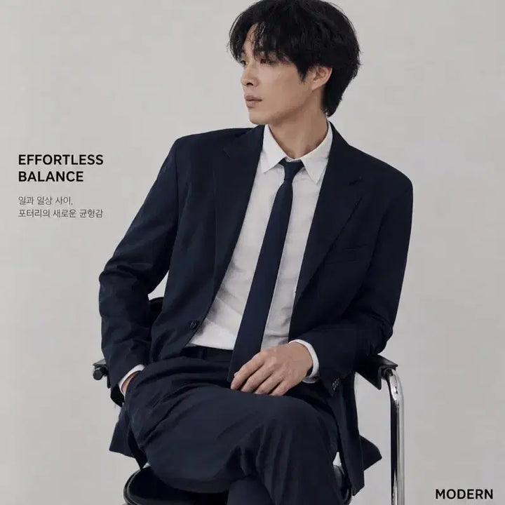 [BUNJANG] Pottery Business Suit Pants Dark Navy Size 4 / 포터리 비즈니스수트 팬츠 다크네이비 4사이즈