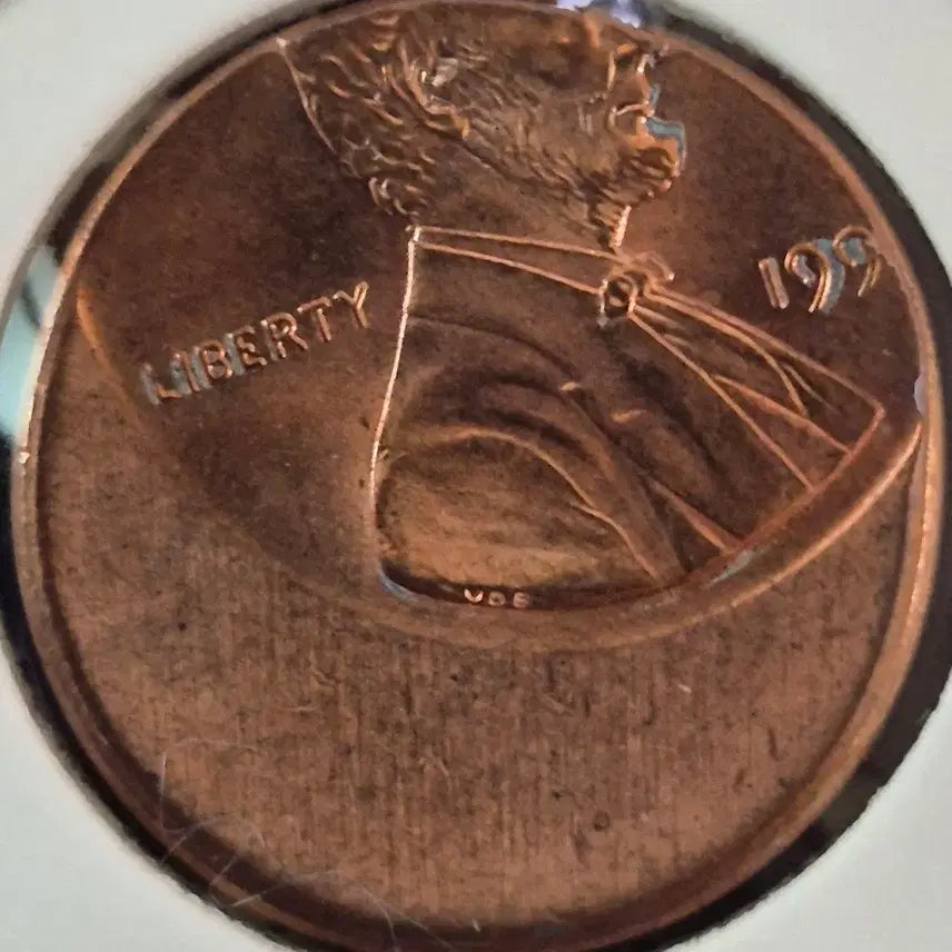 [BUNJANG] 1999 US Lincoln Cent Off-Center Coin / 199?년 미국 링컨 센트 6/4황금비율 오프센터 클로즈AM 주화