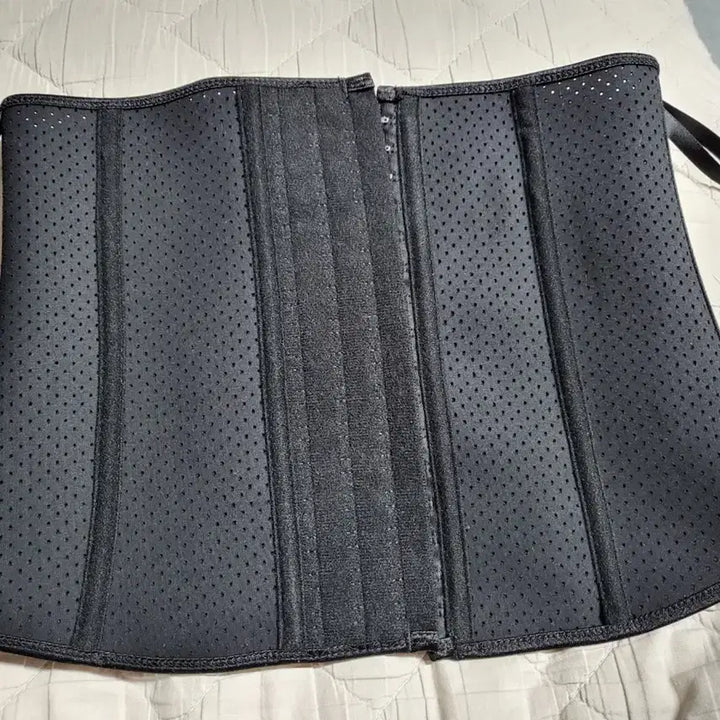 [BUNJANG] Black Latex Core Corset - Size M / 블랙 라텍스 코어 M 사이즈 코르셋