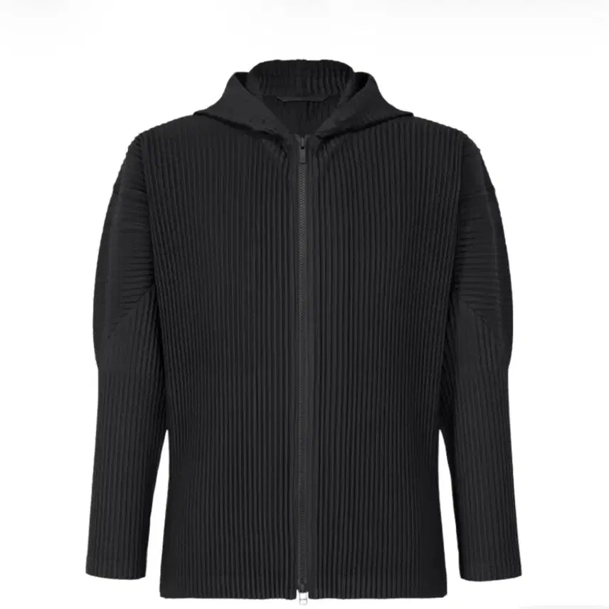 [BUNJANG] Homme Plissé Black Hooded Zip-up Size 3 / 옴므플리세 블랙 후드집업 사이즈3