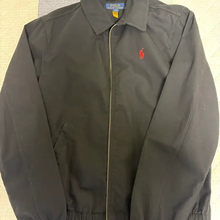 [BUNJANG] Polo Ralph Lauren Bayport Poplin Jacket Black / 폴로 베이포트 포플린자켓 100(m)사이즈 블랙