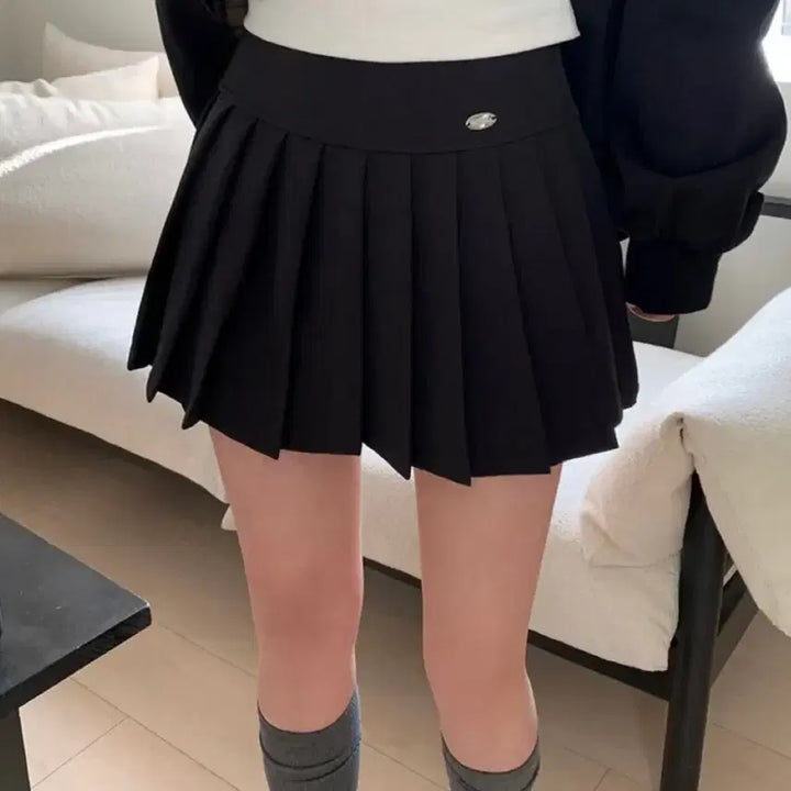 [BUNJANG] Baideli Pleated Skirt L Black / 베이델리 플리츠 스커트 L 판매 (새상품)
