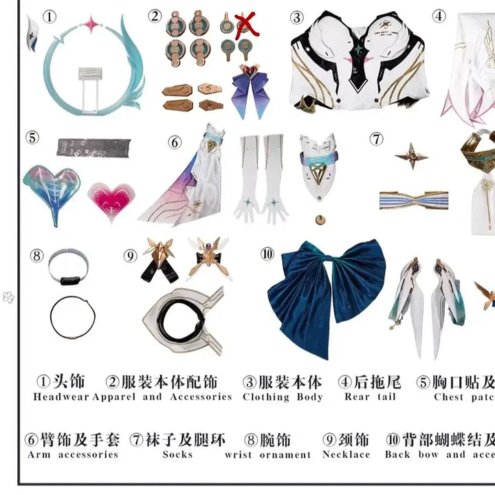 [BUNJANG] Aimez Weapon Set Cosplay Costume / 명조 에이메스 풀셋(무기포함) 17.0 예판 합니다!