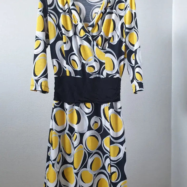 [BUNJANG] Yesica Yellow Long T-Shirt Dress Size 55 / 예시카 옐로우 롱티겸 원피스 신축성아주좋음 싸이즈55
