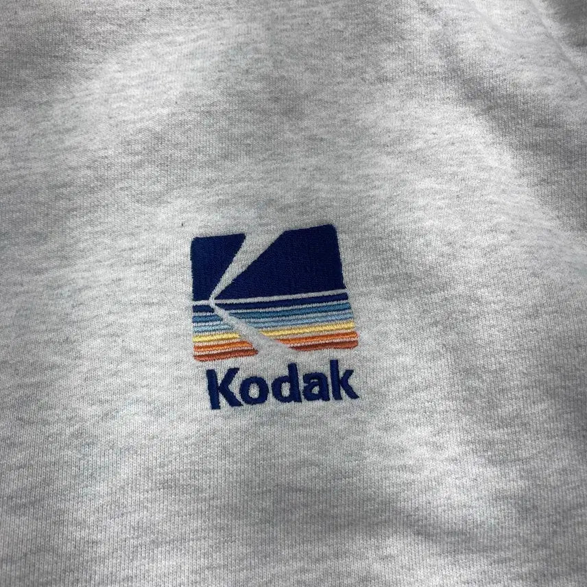 [BUNJANG] Kodak Embroidered Logo Grey Sweatshirt 2XL / 코닥 자수로고 그레이 맨투맨