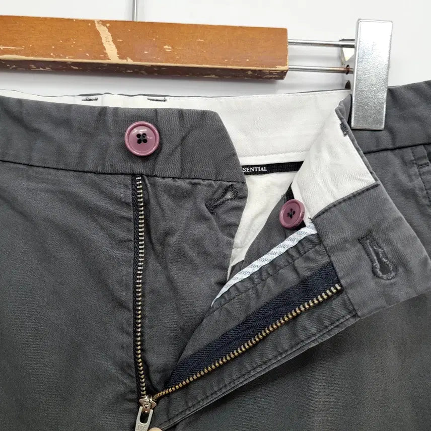 [BUNJANG] Beanpole Charcoal Grey Cotton Slacks Pants - Size 30 / 빈폴 챠콜 그레이 면바지 슬랙스/30/앨리스/1271