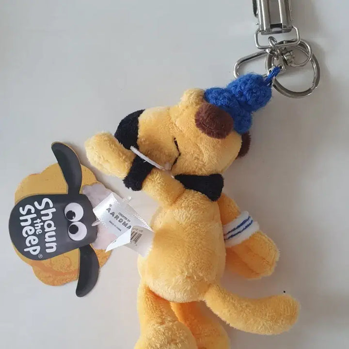 [BUNJANG] Sean The Sheep Dog Putter Keeper Plush Keychain New / 숀더쉽 강아지 비처 인형 키링 퍼터키퍼 새상품