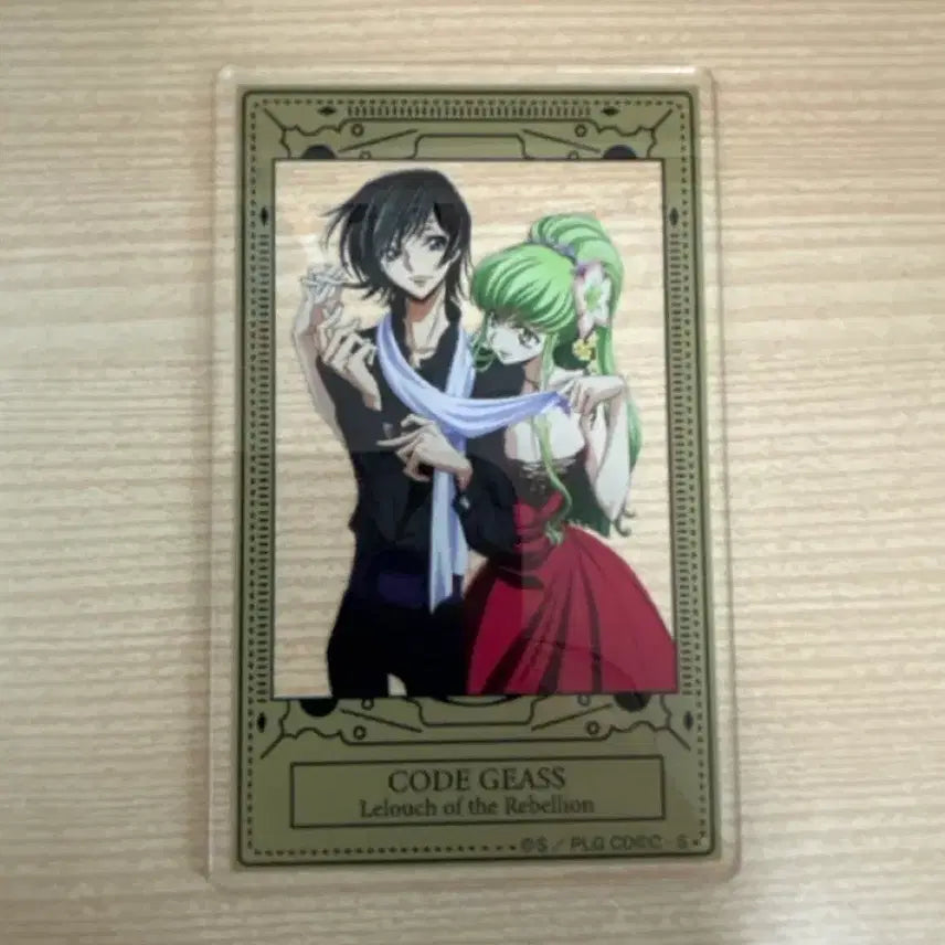 [BUNJANG] Code Geass Lelouch of the Rebellion Animage Acrylic Card / 코드 기어스 반역의 를르슈 Animage 아크릴 카드I