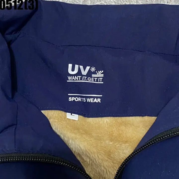 [BUNJANG] UV Sportswear Navy Windbreaker Jumper / Uv 스포츠웨어 네이비 바람막이 점퍼