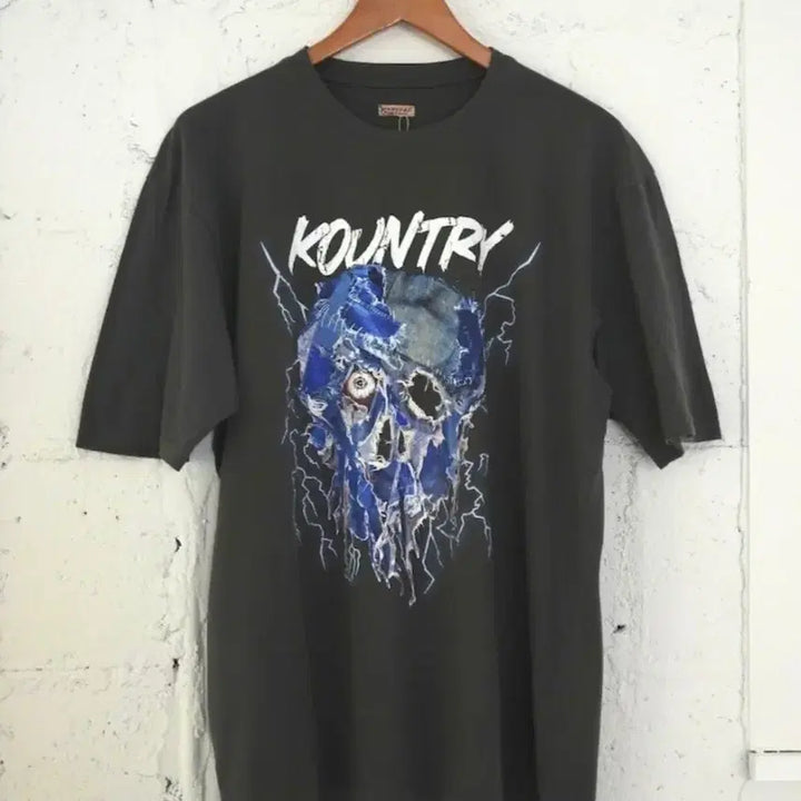 [BUNJANG] Kapital Denim Face T-Shirt L / 캐피탈 데님페이스 반팔 L