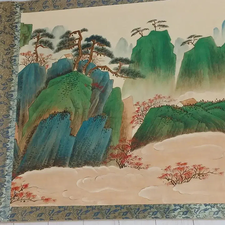 [BUNJANG] Zhang Daqian Landscape Painting Scroll / 중국장대천산수화족자