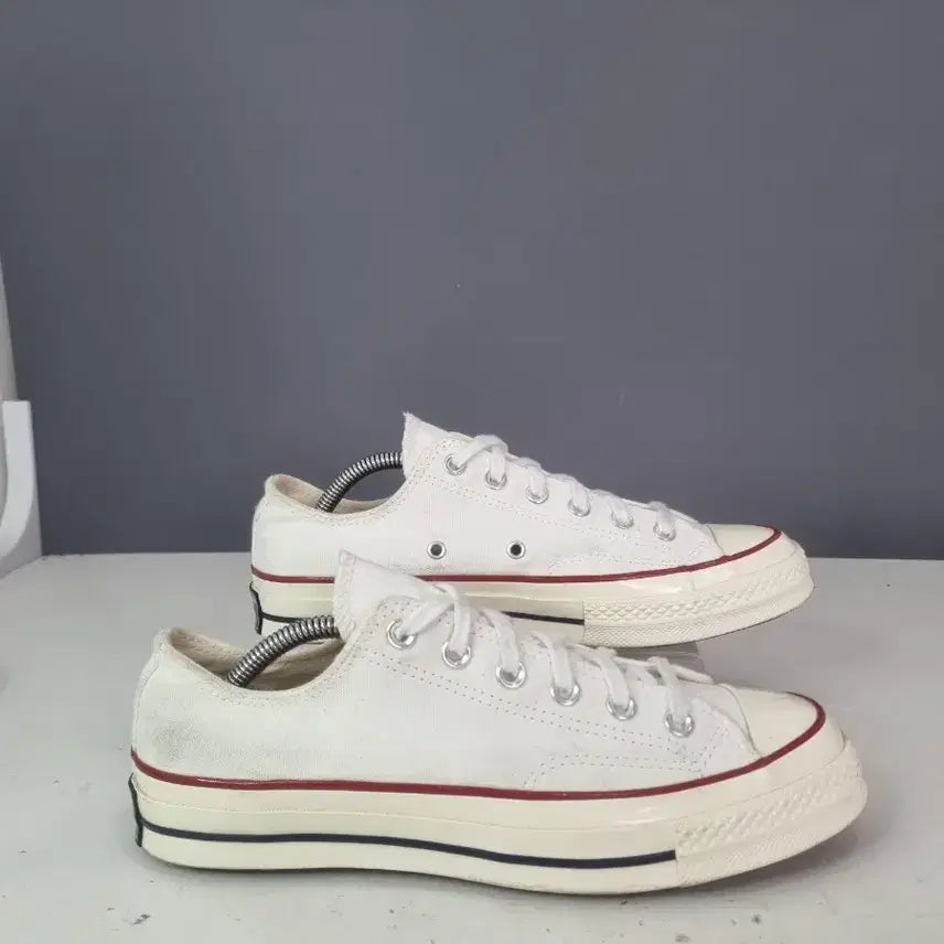 [BUNJANG] Hyojavintage 255 Converse Chuck Taylor Low White / 효자빈티지 255 컨버스 척테일러 로우 화이트