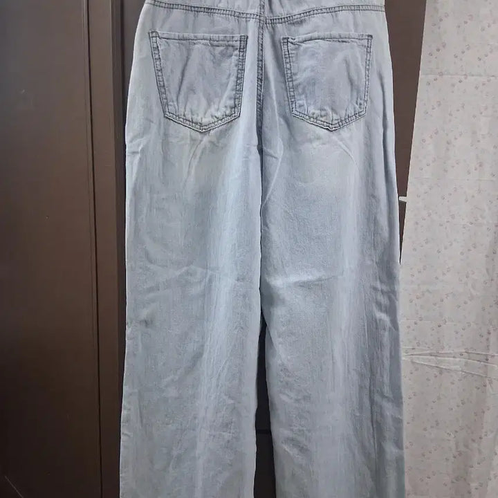 [BUNJANG] Light Wash Denim Wide Pants (M) / 연청 데님 와이드 팬츠(M)