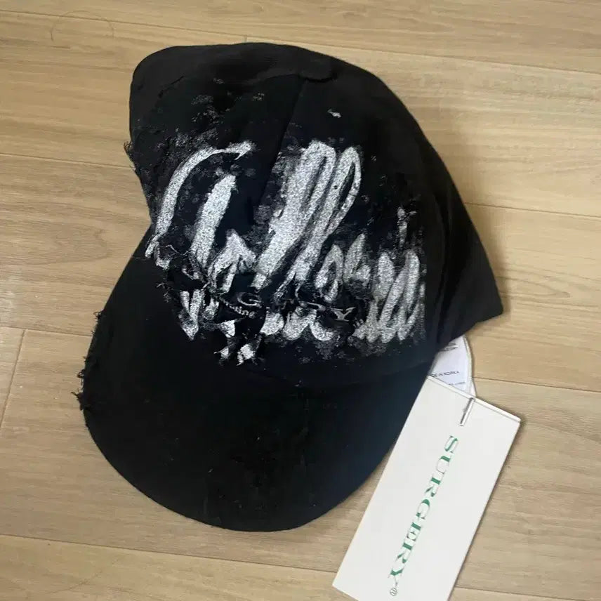 [BUNJANG] SURGERY Black Vintage Washed Baseball Cap / SURGERY 갤러리아 팝업 블랙 볼캡