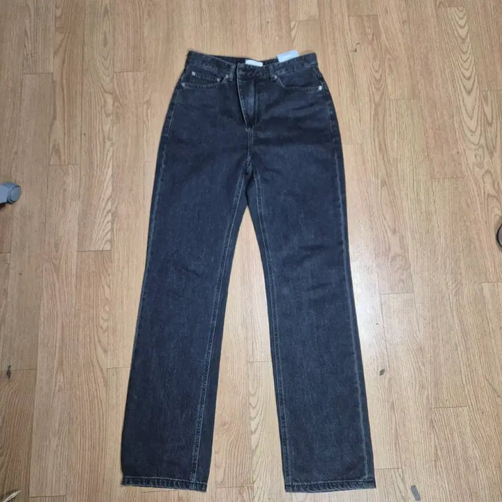 [BUNJANG] Etce Black Denim Straight Fit Pants / etce 블랙 데님 팬츠 일자핏