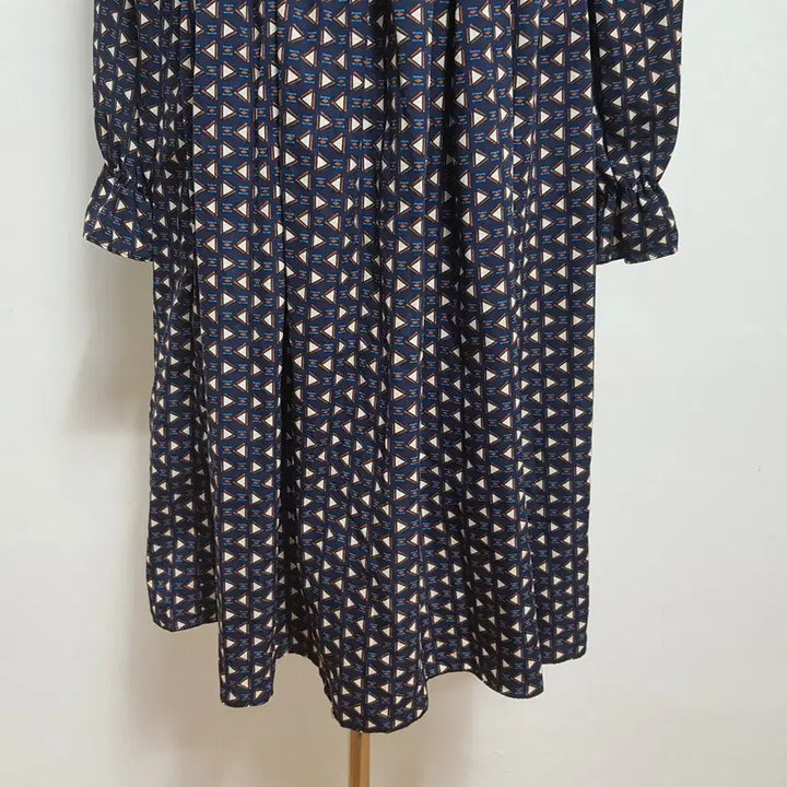 [BUNJANG] Round Neck One-Piece Dress Navy Free Size / 0757/라운드원피스 여 free사이즈 네이비원피스/내옷방