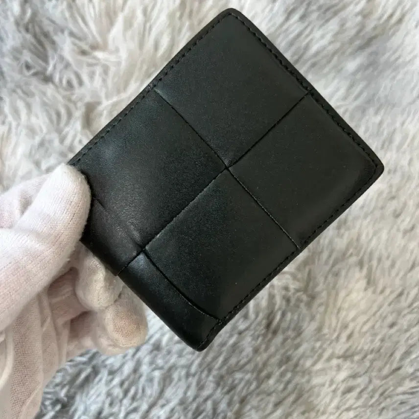[BUNJANG] Bottega Veneta Cassette Bi-Fold Wallet Black / 보테가 카세트 반지갑