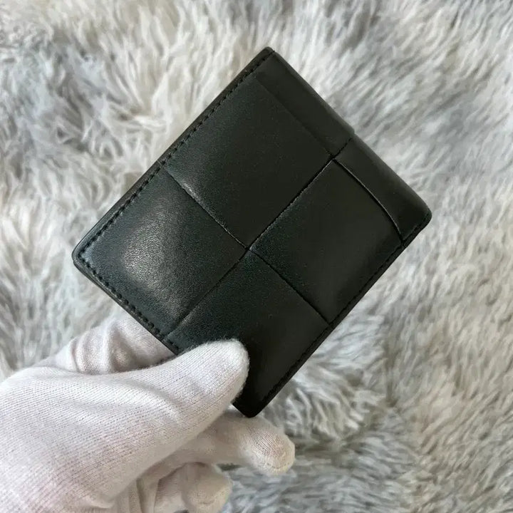 [BUNJANG] Bottega Veneta Cassette Bi-Fold Wallet Black / 보테가 카세트 반지갑