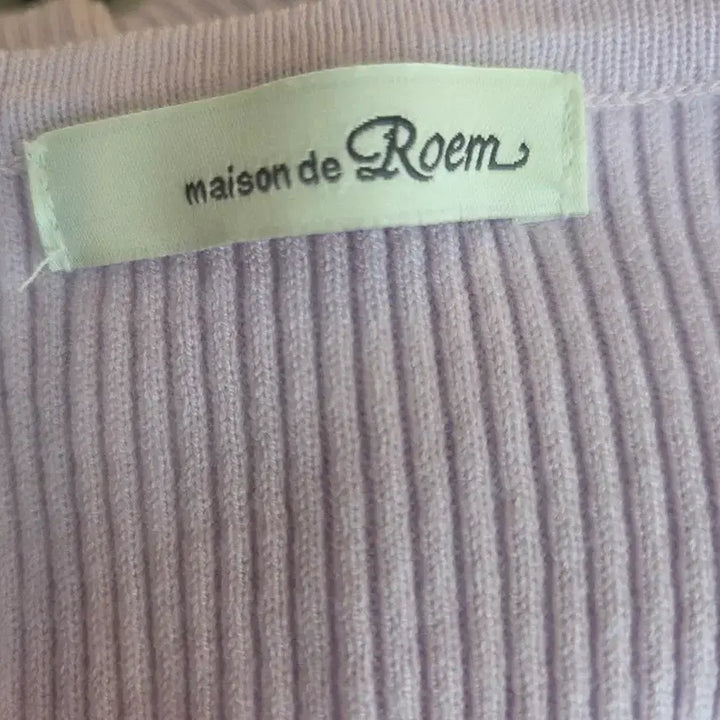 [BUNJANG] Roem V-Neck Knit Purple / 로엠 V넥 니트 퍼플