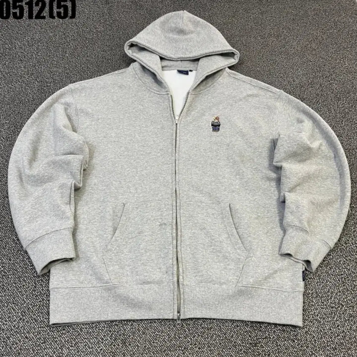 [BUNJANG] Yale Gray Hoodie / 예일 후드집업 그레이