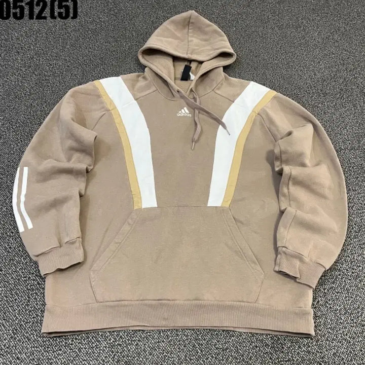 [BUNJANG] Adidas Beige Hoodie / 아디다스 베이지색 후드티