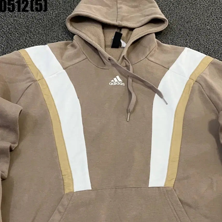 [BUNJANG] Adidas Beige Hoodie / 아디다스 베이지색 후드티
