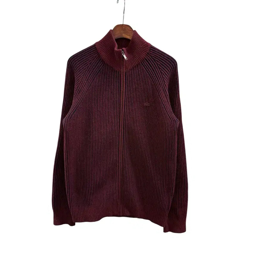 [BUNJANG] Lacoste Knit Zip-Up Jacket / [M] 라코스테 니트 집업