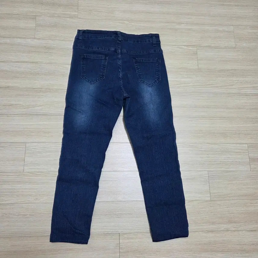 [BUNJANG] Skinny Jeans - Short Length / (실착1회) 진청 데님스키니 키작녀 청바지 S사이즈
