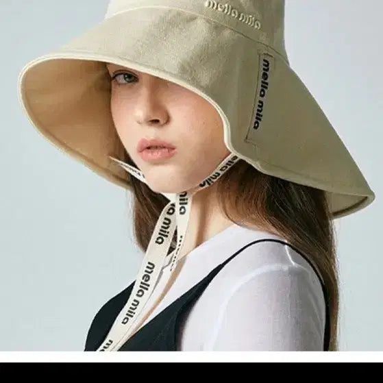[BUNJANG] Melamaline Bucket Hat Beige New / 멜라밀린 버킷햇 새제품