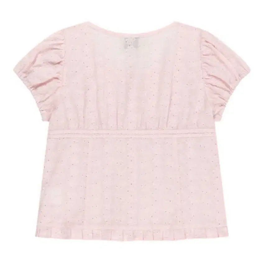 [BUNJANG] Marithe Francois Girbaud Lace Blouse Pink / 마리떼 레이스 블라우스 핑크