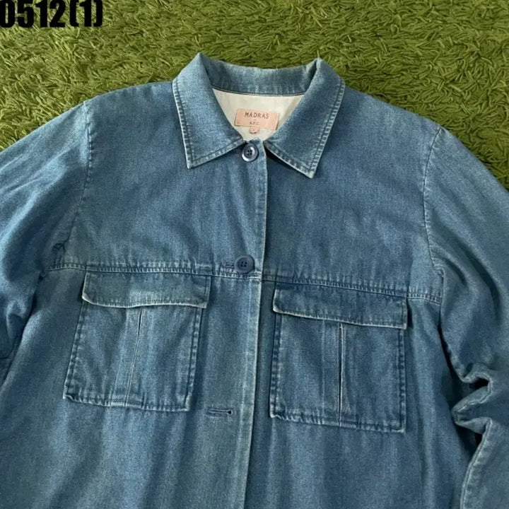 [BUNJANG] APC Madras Denim Shirt Jacket / MADRAS apc 데님 셔츠 자켓