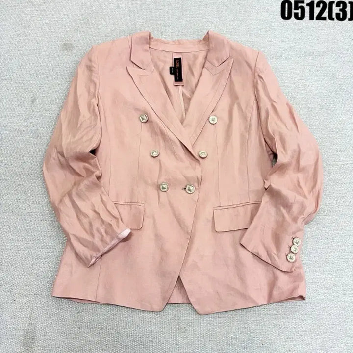 [BUNJANG] JUNGWOOKJUN LONE Pink Double Button Jacket / 정욱준 LONE 핑크 더블 버튼 자켓 0512