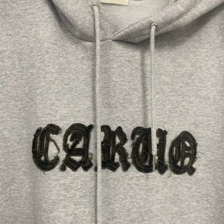 [BUNJANG] Camouflage Lettering Oversized Hoodie Zip-Up (Unisex) / 카모 레터링 오버핏 후드집업(공용)