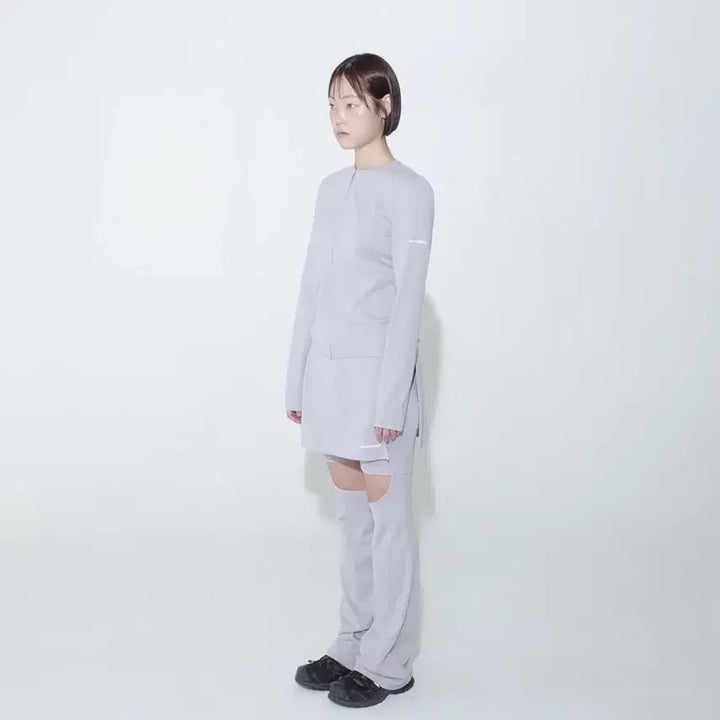 [BUNJANG] Jichoi Comfort Zip Cardigan Grey / 지초이 컴포트 집가디건 그레이 3