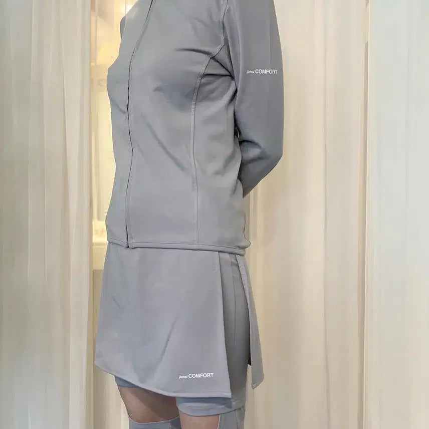 [BUNJANG] Jichoi Comfort Zip Cardigan Grey / 지초이 컴포트 집가디건 그레이 3