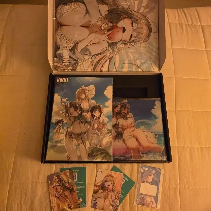 [BUNJANG] Nikke: Goddess of Victory Crimson Ash Limited Edition Puzzle &amp; Cup Set / (급처)니케 홍련 술잔, 팝업 리미티드 에디션, 니케 레드 애쉬 2 퍼즐