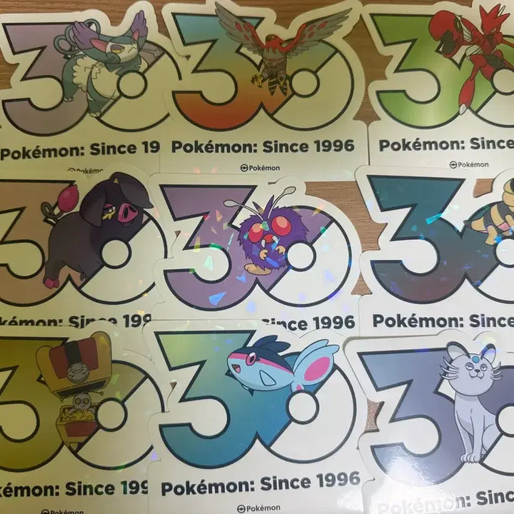 [BUNJANG] Pokemon 30th Anniversary Stickers / 포켓몬스터 30주년 스티커 판매해요 메타몽 서울숲 팝업