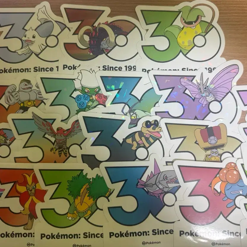[BUNJANG] Pokemon 30th Anniversary Stickers / 포켓몬스터 30주년 스티커 판매해요 메타몽 서울숲 팝업