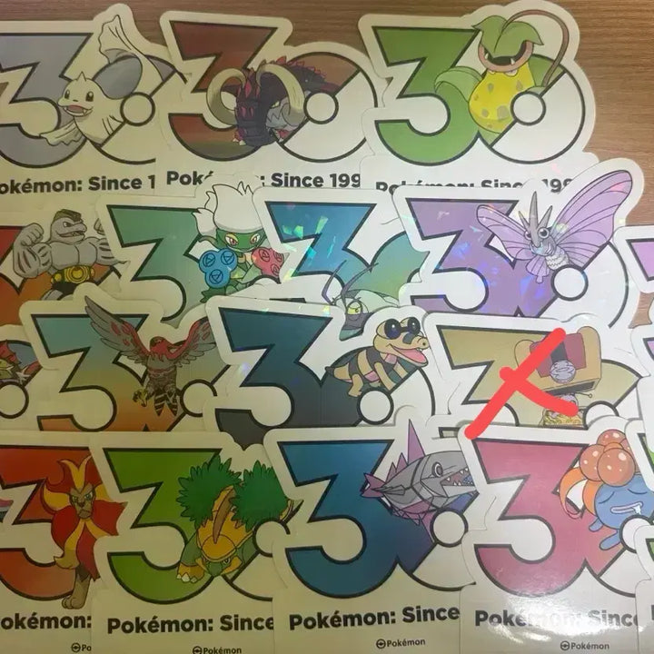 [BUNJANG] Pokemon 30th Anniversary Stickers / 포켓몬스터 30주년 스티커 판매해요 메타몽 서울숲 팝업