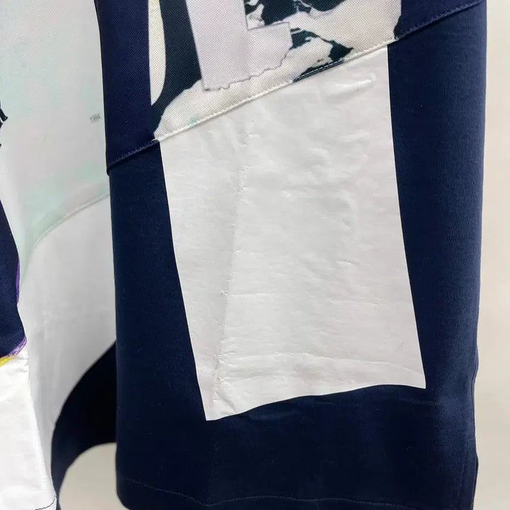 [BUNJANG] System Homme One Point Overfit Short Sleeve T-Shirt Navy / 시스템옴므 원포인트 반팔티셔츠