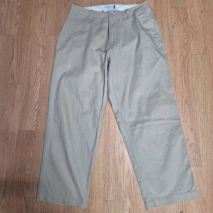 [SOLD OUT] 에스피오나지 와이드핏 베이지 면바지