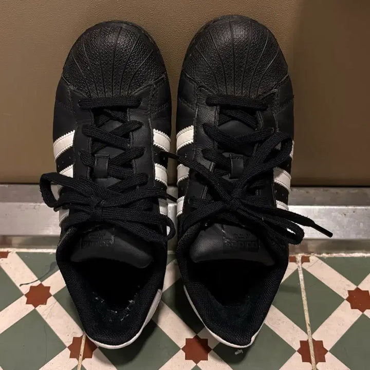 [BUNJANG] Adidas Superstar Black 225 / 아디다스 슈퍼스타 블랙 225
