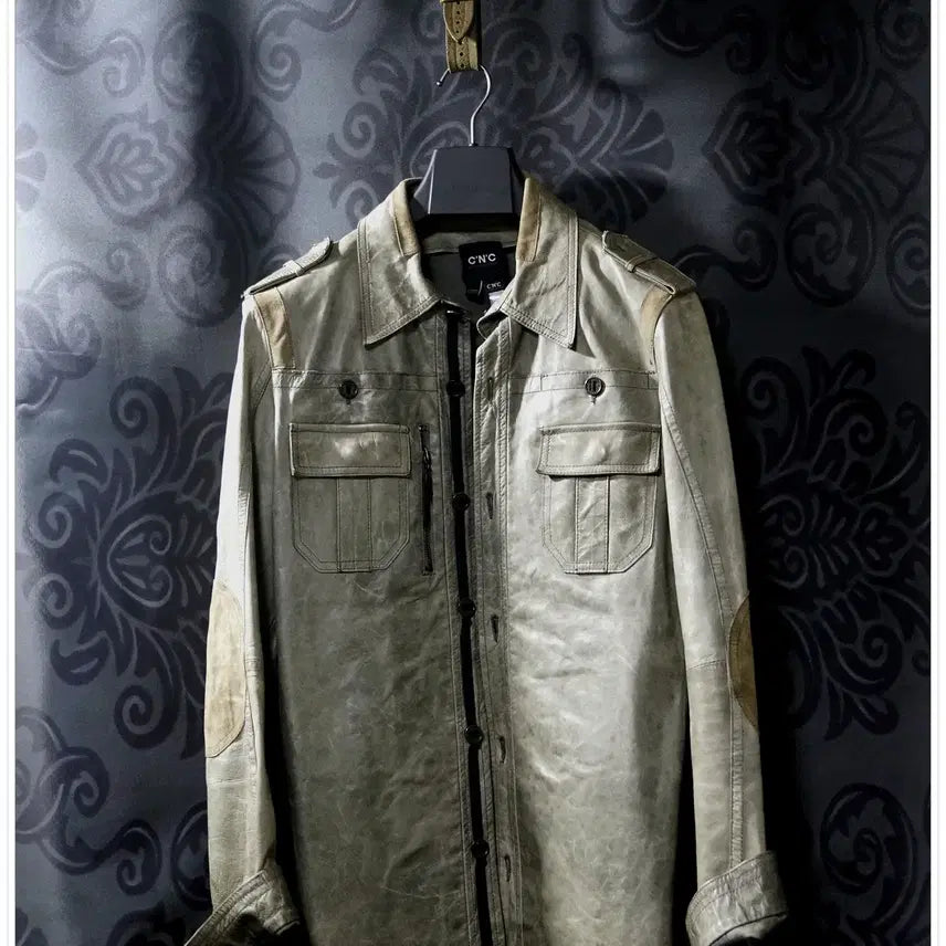 [SOLD OUT] 이태리 , 가죽 셔츠 자켓